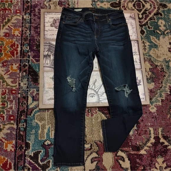 Kut From The Kloth Dark Wash Mid Rise Skinny Jeans - Picture 1 of 10